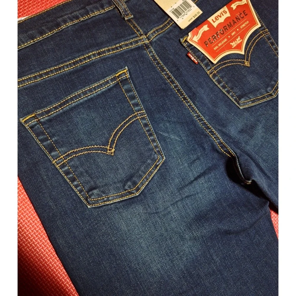 Levi's Performance 511 Slim Denim Dark Blue Jeans Stretch Sz 30x30 20 Reg Men's